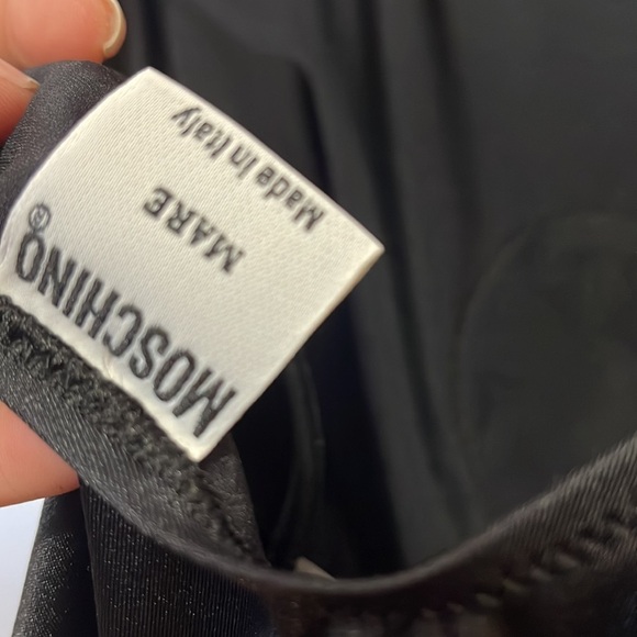 MMoschino Mare Black One Piece Red Inflatable Heart Swimsuit - Picture 9 of 11